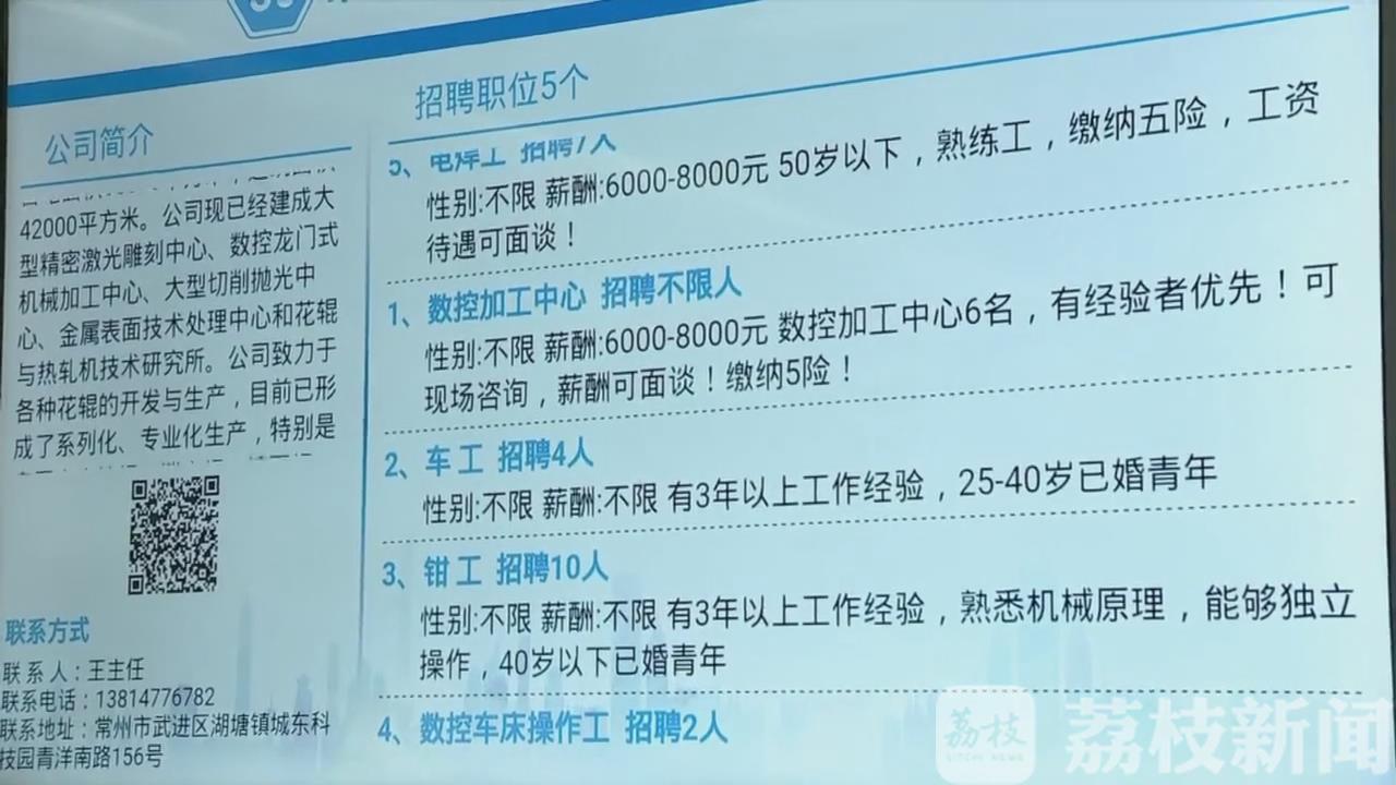 常州庄臣同大最新招聘