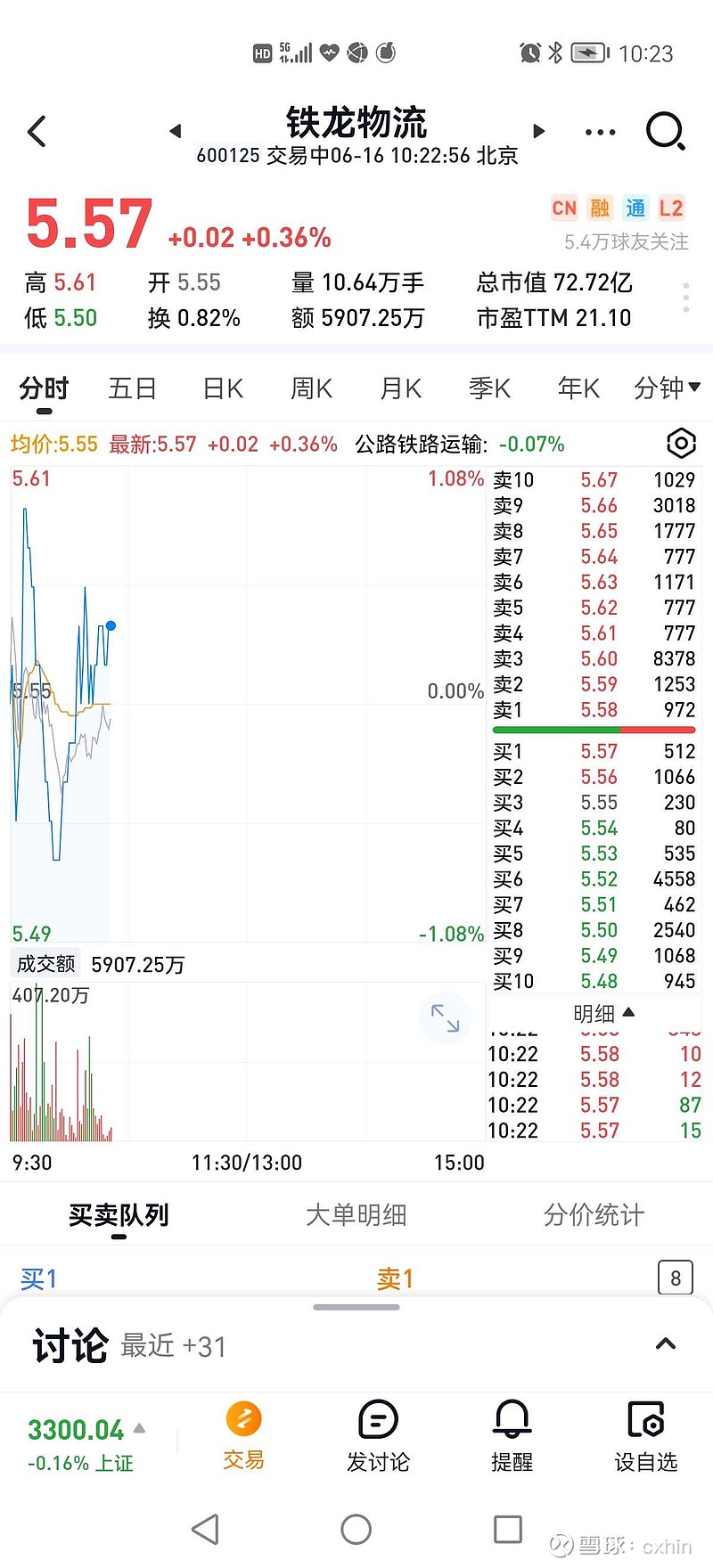铁龙物流最新送股消息，变化带来自信，学习成长铸就辉煌之路